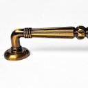 Ver imagem 3 de Puxador Duplo Victoria 305mm Café Antigo Porta Pivotante Correr Passagem Madeira Vidro  Rústico