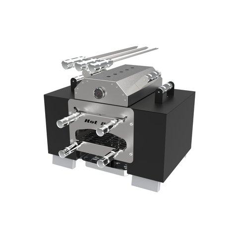 Churrasqueira Sem Fumaça Para Apartamento Hotbox Costela 2 grelhas+3espetos