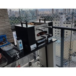 Churrasqueira Sem Fumaça Para Apartamento Hotbox Costela 2 grelhas+3espetos - 4