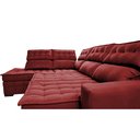 Ver imagem 1 de Sofá de Canto Direito 2.65x2.30m Retrátil e Reclinável com Molas Ensacada Cama inBox Nobre