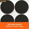 Protetor Antideslizante 3m Scotch Redondo Preto Extra Grande - 3