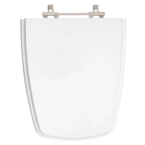 Tampa de Vaso em MDF Stylus Excellence Branco para bacia Celite