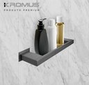 Ver imagem 5 de Porta Shampoo Inox Grafite - Kromus RT0311G