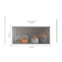 Ver imagem 3 de Módulo Cozinha Telasul Mirage New Armário c/ 3 Portas Branco