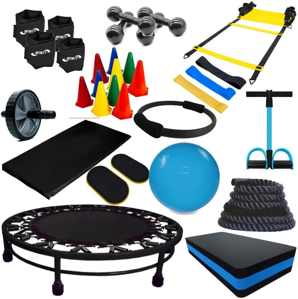 Kit Funcional para Treino e Ginástica em Casa Completo | MadeiraMadeira