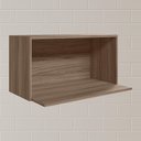 Ver imagem 2 de Armario Aereo Porta Microondas Mdf 70 Cm Kali 15219 Carvalho Toq Nicioli