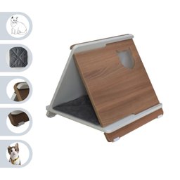 Toca Gato Pet Mdf Cabana - 1