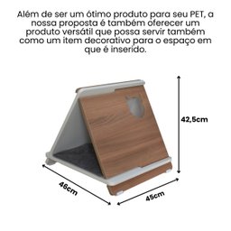 Toca Gato Pet Mdf Cabana - 2