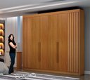 Ver imagem 7 de Guarda-roupa 06 Portas São Carlos S/ Espelho - Leifer Móveis Cinamomo