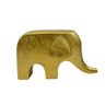 Escultura Elefante de Resina Dourado Geometrico 19cm - 1