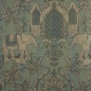 Ver imagem 5 de Papel de Parede Elefantes Indianos Verde e Dourado+ Cola Inclusa