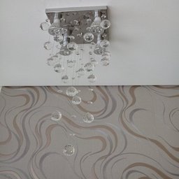 Lustre De Cristal Para Sala De Jantar e Estar:110V/220V (Bivolt)/ESPELHADO/60cm - 2