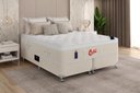 Ver imagem 1 de Cama Box + Colchão Castor Queen Vitagel Euro One Face Pocket 158x198x59cm
