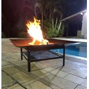 Ver imagem 2 de Lareira 100cm P/ Jardim Fogueira Externa Portatil a Lenha