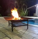 Ver imagem 2 de Lareira 100cm P/ Jardim Fogueira Externa Portatil a Lenha