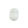 Arandela Figo Branco Globo Esfera de Vidro Branco - 4
