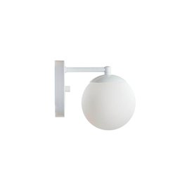 Arandela Figo Branco Globo Esfera de Vidro Branco - 3