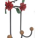 Ver imagem 7 de Cabide Decorativo Rustico com Detalhes em Ferro de Varias Cores Libertas Rosas Artesanato Rosa Mini 