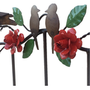 Ver imagem 6 de Cabide Decorativo Rustico com Detalhes em Ferro de Varias Cores Libertas Rosas Artesanato Rosa Mini 