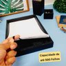 Kit Organizador 3 Peças Bandeja Porta Folha A4 Sulfite Porta Objetos Lápis Clipes Sintético - 3