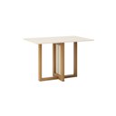 Ver imagem 2 de Mesa de Jantar 4 Lugares 120cm Tampo MDF Canto Reto Natalí