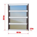 Ver imagem 4 de Basculante Alumínio 80 x 40 Elite V.Refl.Mix Corten Brimak