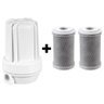 Filtro Branco Carvão Ativado Pou Bbi F125 + 2 Refis F125/BR + 2E125 - 1