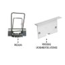 Perfil Embutir Alumínio Branco 64x32mm para Fita de Led 1 Metro - 3