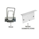 Ver imagem 3 de Perfil Embutir Alumínio Branco 64x32mm para Fita de Led 1 Metro