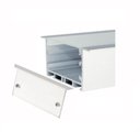 Ver imagem 1 de Perfil Embutir Alumínio Branco 64x32mm para Fita de Led 1 Metro