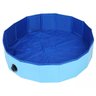Piscina para Caes Pet Cachorro Gato Animal de Estimaçao Criança Bebe Banheira Dobravel Banho Dia que - 1