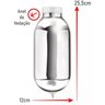 Ampola Garrafa Térmica Inox Café Chá Invicta 1,8 Litros - 2