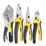 Kit Jogo 4 Alicates –1 Universal 8 Pol+1 de Corte 6"+1 de Bico 6"+1 Alicate de Pressão 10"pol - 1