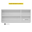 Ver mais imagens de Kit com 02 Armários Aéreo 120cm e 60cm 100% Mdf Preto