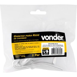 Gancho de rede zincado de chumbar - Vonder - 2