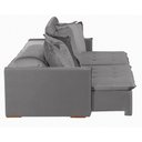 Ver imagem 6 de Sofá Olinda Modular 5 Lugares 2.50 MT com Molas Retrátil e Reclinável Linho Corriente Sofatec