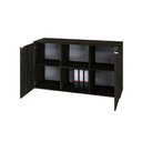 Ver imagem 5 de Armário Baixo com 02 Portas e Nicho 75x135x42cm Wlab135 Carvalho Dark Branco