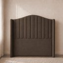 Ver imagem 3 de Cabeceira para Cama Box Estofada Zoe Decorativa Moderna Curva Organica Minimalista Casal 140 cm Padr