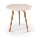 Ver imagem 2 de Conjunto Mesa de Apoio Redonda Off White