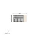 Ver imagem 3 de Aéreo 60CM Henn 1 Porta Connect C77-139 Off White SE