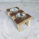 Ver imagem 3 de Comedouro Bebedouro Elevado Modelo Reto