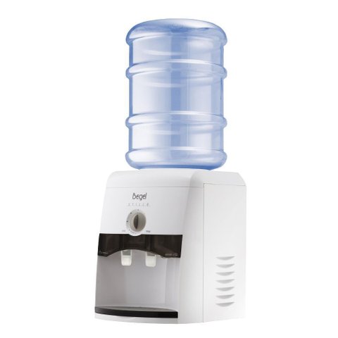Bebedouro Garrafão de Mesa Stille Branco Fume Begel 110V