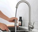 Ver imagem 4 de Torneira Cozinha Monocomando Gourmet Aço Escovado:Aço Escovado