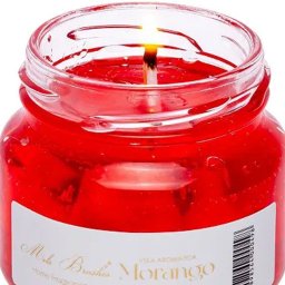Vela Aromática Geleia de Frutas Perfumada Mels Brushes 85g Morango - 2