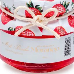 Vela Aromática Geleia de Frutas Perfumada Mels Brushes 85g Morango - 4
