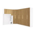 Ver imagem 3 de Quarto Modulado Kappesberg Adapt Branco/Nogueira 6 Peças 246cm x 341cm