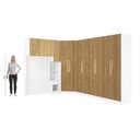 Ver imagem 5 de Quarto Modulado Kappesberg Adapt Branco/Nogueira 6 Peças 246cm x 341cm