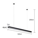 Ver imagem 2 de Lustre Pendente Nordecor Otan Bivolt Preto 3000k Luz Amarela