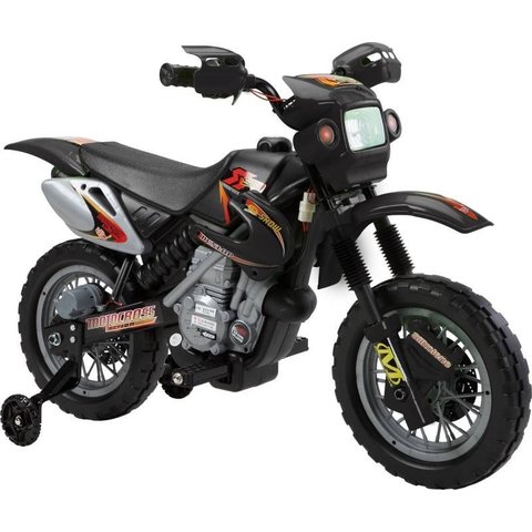 Moto Cross Eletrica Infantil 6v Preto - Belfix