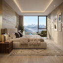 Ver imagem 5 de Cama Queen Estofada em Linho com Cabeceira Estofada Premium para Quarto